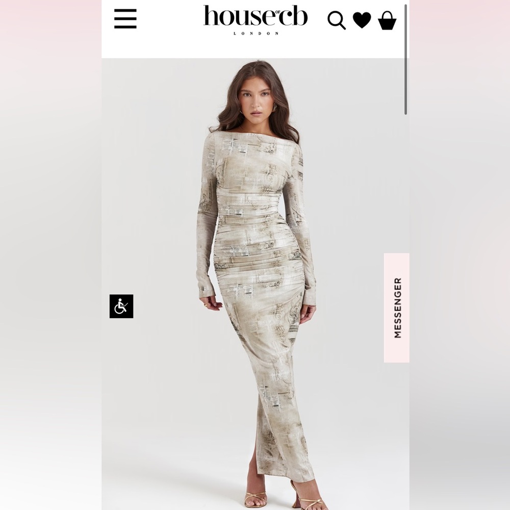 house of cb: lanetta dress size xs